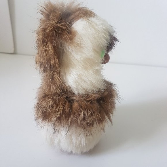 Vintage Wood Inuit Doll with Fur Raymond Bourbeau Handmade - Picture 9 of 14